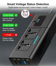 Load image into Gallery viewer, Car 220v Inverter 12 to 220 Voltage Power Converter 200W for 12V Vehicles