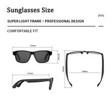 Load image into Gallery viewer, Smart Glasses Bluetooth 5.3 Earphone Wireless Headset Sunglasses Headphone UV400 Touch Contrl Calling Music Anti-Blue Eyeglasses