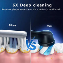 Load image into Gallery viewer, Electric Toothbrush Rotary Cleaning Teeth Brush Waterproof Electronic Tooth Brush With Timer Rechargeable Toothbrush with 8 Head