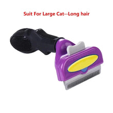 Load image into Gallery viewer, Cat & Dog Hair Removal Comb – Professional Grooming Brush for Shedding Control, Massage & Cleaning | Stainless Steel Deshedding Tool