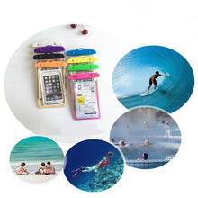 Load image into Gallery viewer, Waterproof Phone Case Universal Mobile Cover case For iPhone 13 Pro Max Phone Bag Underwater Case Phone Plastic Waterproof Underwater Pouch for Mobile Phone Case & Strap