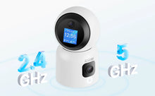Load image into Gallery viewer, ZOSI 360° Smart Home Security Camera PTZ Auto Tracking Baby Monitor AI Panoramic HD Night Vision Indoor WiFi Surveillance Camera