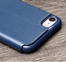 Load image into Gallery viewer, Ultra Thin Slim Case For iPhone 13 12 Case 6S 7 8 Plus X XR XS Max Flip Leather Cover For iPhone 12 11 Pro Max Case Leather Extra Slim Phone Case With Stand Function