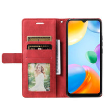 Load image into Gallery viewer, Wallet Flip Leather Case For Xiaomi Redmi 10 10A 10C 9 9A 9C 9T Note 11S 11 Pro 10S 10 Pro 9 Pro 8T 7 Poco X4 GT M4 Pro F4 11T Flip Wallet Case With Magnetic Closure Card Slots Wrist Strap Protective Case