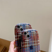 Load image into Gallery viewer, Cute Scottish Plaid Lattice Soft Case For Iphone 14 13 12 11 Pro Max X Xr Xs Max Lovely Dog Shockproof Protective Cover Checkered Plaid Soft Silicone Case