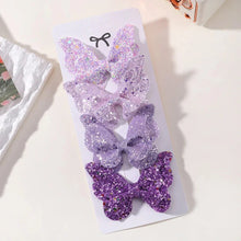 Load image into Gallery viewer, 4Pcs Candy Colored Hair Clips for Girls Cute Double-Layered Bows
