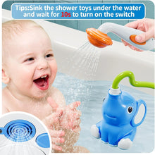 Load image into Gallery viewer, Elephant Baby Bath Shower Head Toys for Kids Bath Toys for Infants Kids Swimming Pool Toys Bathtub Toys Toddlers Newborn Infants