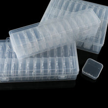 Load image into Gallery viewer, Clear Bead Organizer Box – Plastic Storage Containers
