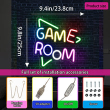 Load image into Gallery viewer, Game Room Neon Sign LED Signboard For Gamer Room Playstation luminous ads for business Teenager Room Wall Decor Light Gamer Gift