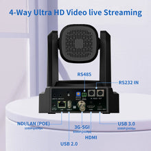 Load image into Gallery viewer, Runpu 1080P/60fps NDI Conference PTZ Video Camera 12/20/30x Zoom Ai Auto Tracking PTZ SDI Camera HDMI USB Outputs Support POE
