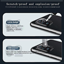 Load image into Gallery viewer, 2pcs Tempered Glass for IPhone 14 Pro Max Plus Screen Protectors for IPhone14 13 Pro 13 Mini X XR Xs Max Se 2022 Camera Lens Lens Protectors Luminous Ring Glass for iPhone