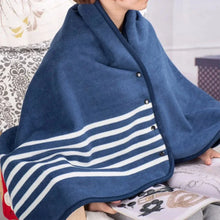 Load image into Gallery viewer, Double-Layer Tartan Plaid Blanket Scarf – Warm Winter Shawl for Women