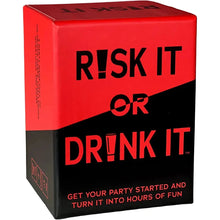 Load image into Gallery viewer, Risk It or Drink It โ Hilarious Adult Party & Drinking Card Game