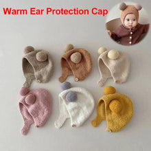 Load image into Gallery viewer, Cute Winter Kids Hats for Girls & Boys Soft Wool Fleece Ear Protection