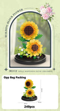 Load image into Gallery viewer, Eternal Flower Bouquet Bonsai Potted Plant Micro Building Blocks Model Home Decoration Puzzle Toys Kids Birthday Christmas Gifts