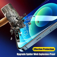 Load image into Gallery viewer, 9D Full Cover Glass Screen Protector for IPhone 11 Pro Max 14 12 X s XS XR Tempered Glass on IPhone 13 Mini 7 8 6S Plus SE Film Tempered Glass Screen Protector Compatible for iPhone
