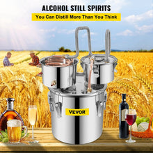Load image into Gallery viewer, VEVOR 12L 20L 30L 50L Alcohol Brewing Distiller DIY Moonshine Apparatus Stainless Steel Still Whisky Beer Brandy Home Appliance