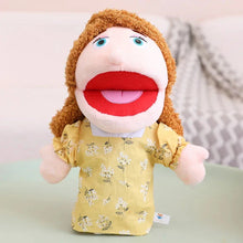 Load image into Gallery viewer, 28-33cm Kids Plush Finger & Hand Puppet Popular Activity Boy Girl Role Play Bedtime Story Props Family Role Playing Toys Doll