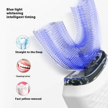 Load image into Gallery viewer, Electric U-Shaped Toothbrush for Adults - Soft-Bristles Teeth Whitening Kit, Oral Care with Auto-Timing & 360° Gum Protection