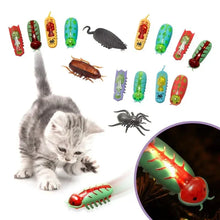 Load image into Gallery viewer, Interactive Mini Electric Bug Cat Toy – Battery Operated Flip Beetle