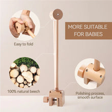 Load image into Gallery viewer, Wooden Baby Rattle Crib Mobile Holder for Newborns