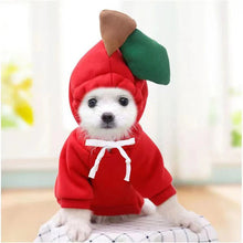 Load image into Gallery viewer, Cute Dog Hoodie with Hat - Funny Pet Fruit Costume for Halloween & Daily Wear