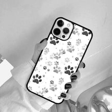 Load image into Gallery viewer, Dog Foot Print Colorful Pattern Phone Case For Iphone 14 Se 2020 Xr Xs 11 12 13 Mini Pro Max 6 7 8 Plus Ultra Designer Printed Hard Back Case