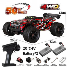Load image into Gallery viewer, 9522PRO 1:16 RC Car - 85KM/H Brushless 4WD Off-Road Drift Racing Truck with LED Lights, Professional High-Speed Remote Control Car