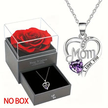 Load image into Gallery viewer, Elegant Style Heart shaped Pendant Necklace Hollow Design Mother's Day Gift Party Suitable for Best Friends Without Box