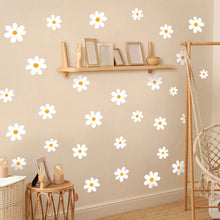 Load image into Gallery viewer, White Daisy Flower Wall Stickers DIY Home Decor