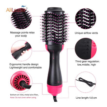 Load image into Gallery viewer, 4-in-1 Hair Dryer Brush – Straightener Curler Volumizer