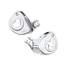 Load image into Gallery viewer, SIMGOT EW300 1DD+1Planar+1PZT Hybrid Driver IEM HIFI Earphones with Detachable Nozzles Silver-Plated OFC IEM Cable for Musician