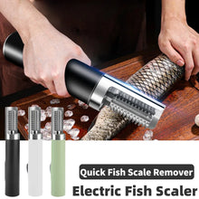 Load image into Gallery viewer, Waterproof Fishing Scale Seafood Cleaner Brush Tool Cordless Fish Cleaner Scraper Fish Skin Peeler Electric Fish Scaler Tool