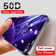 Load image into Gallery viewer, 8K HD Anti Peeping Luxury Fast Install Full Cover Glass Screen Protector For iPhone 14 13 12 11 PRO MAX MINI X XS 9H Hardness Tempered Glass Scratchproof Shatterproof Bubble Free Screen Protector For iPhone
