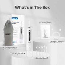 Load image into Gallery viewer, SEJOY Water Flosser for Teeth Irrigator Teeth Whitening Tool Portable Water Pick Personal Care Appliances Dental Teeth Cleaner