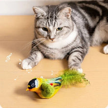 Load image into Gallery viewer, Interactive Bird Toy for Cats – Realistic Sounding Catnip Teaser Toy for Indoor Play & Exercise