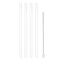 Load image into Gallery viewer, 6 pack Replacement Straws for Stanley 40oz Adventure Quencher Travel Tumbler, Reusable Plastic Straws with Cleaning Brush
