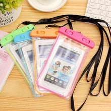 Load image into Gallery viewer, Waterproof Phone Case Universal Mobile Cover case For iPhone 13 Pro Max Phone Bag Underwater Case Phone Plastic Waterproof Underwater Pouch for Mobile Phone Case & Strap