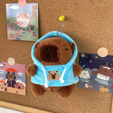 Load image into Gallery viewer, Cute Capybara Plush Toy Hoodie – Small Winged Stuffed Doll for Kids