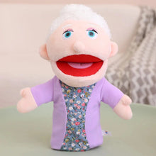 Load image into Gallery viewer, 28-33cm Kids Plush Finger & Hand Puppet Popular Activity Boy Girl Role Play Bedtime Story Props Family Role Playing Toys Doll