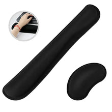Load image into Gallery viewer, Memory Foam Wrist Rest Kit - Ergonomic Support for Keyboard & Mouse