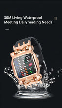Load image into Gallery viewer, LED Watch Men Fashion Creative Crab Type Electronic Watch Luminous Binary Gift Business Style Cool Waterproof Multi Function
