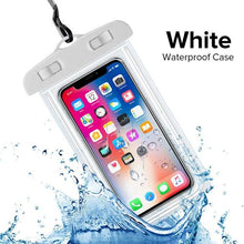 Load image into Gallery viewer, Swimming Bags Waterproof Phone Case Water proof Bag Mobile Phone Pouch Cover for iPhone 12 Pro Xs Max XR X 8 7 Phone Case Bag With Lanyard Compatible with iPhone