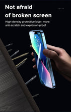 Load image into Gallery viewer, 2PCS 9H Tempered Glass For iPhone 13 Pro Max 12 11 X XR XS 7 8 8P Max Full Cover Ultra-HD Screen Protector for iPhone 13 Tempered Glass Film with Auto Alignment Tool Easy Installation 99% HD Clear 9H Hardness Bubble Free Screen Protector For iPhone
