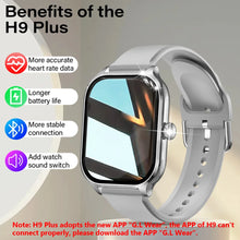 Load image into Gallery viewer, H9 New Smart Watch 2.01 Inch HD Display Answer Make Call Message Preview Sport Modes DIY Dial Weather Forecast For Men Women