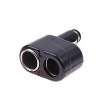 Load image into Gallery viewer, 12V Dual Cigarette Lighter Sockets Car Charger Splitter Lighter Splitter Cigar Lighter Double Dual Adapter Car Accessories