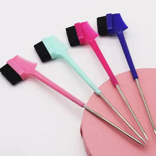 Load image into Gallery viewer, 3-in-1 Baby Hair Edge Brush Comb for Hair Care and Salon Styling