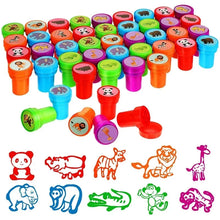 Load image into Gallery viewer, 10pcs Assorted Self-Inking Stamps for Kids - DIY Craft & Scrapbooking