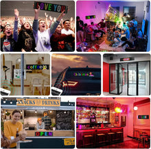 Load image into Gallery viewer, Waterproof LED Matrix Pixel Panel 5VUSB Flexible Addressable DIY Pattern Graffiti Scrolling Text Animation Display Car Bar Decor