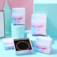 Load image into Gallery viewer, Luxury Jewelry Gift Box Set – White & Dark Green Case